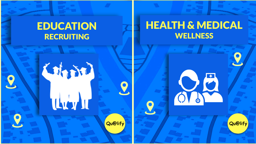Geofencing for Education Recruiters, Health & Wellness professionals