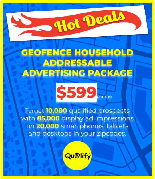 Geofence Household Addressable Advertising Package