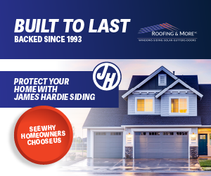 James Hardie Siding Square ad, 300 by 250 pixels