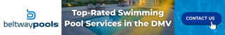 Beltway Pools Mobile Banner ad, Number 1 Pool Company in DMV
