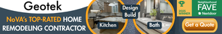 Geotek Construction Mobile Banner ad, Free Remodeling Quote